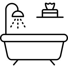 Fototapeta premium Shower Icon