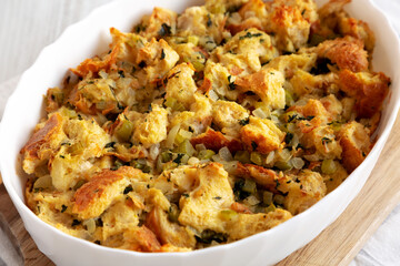 Homemade Thanksgiving Turkey Stuffing Dressing
