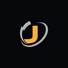 Electric Power Symbol With Letter J