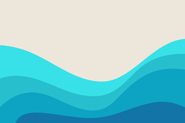 abstract blue wave background