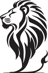Silhouette Lion Illustration vector design