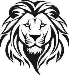 Silhouette Lion Illustration vector design