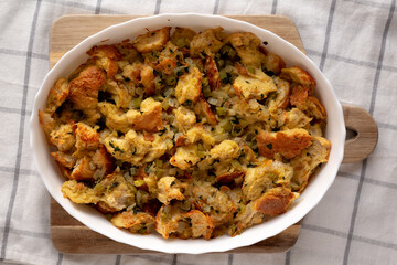 Homemade Thanksgiving Turkey Stuffing Dressing