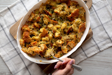 Homemade Thanksgiving Turkey Stuffing Dressing