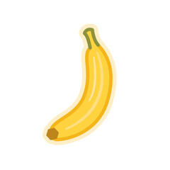 Banana Vector, Banana Illustration, Banana Icon, Fruit Icon, Fruit Illustration, Vector Illustration