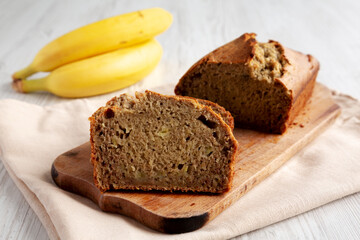 Homemade Banana Bread Ready to Eat