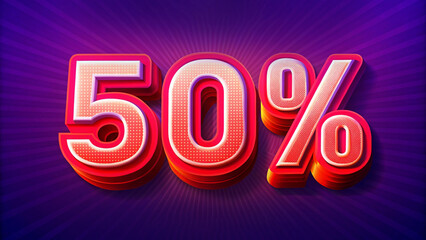 modern 3d text effect 10% OFF 3d rendering with background