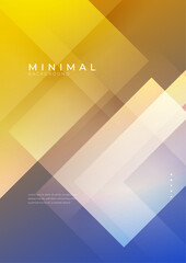 Abstract Gradient Poster with Circular Geometric Shapes. Modern abstract poster featuring circular geometric shapes