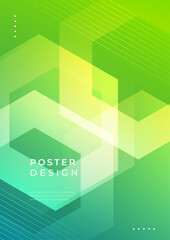Fototapeta premium Vibrant Shape Abstract Gradient Background Design
