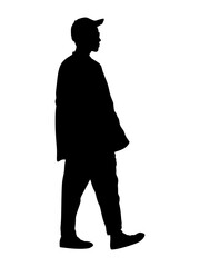 silhouette of a man