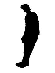 silhouette of a person