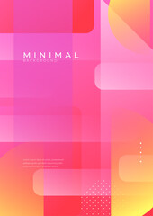 Abstract Geometric Background in Gradient Colors