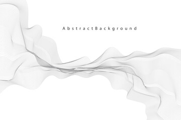 abstract smoky wavy background