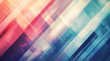 A modern background with sharp geometric shapes and cool gradients creates a modern and fluid look.