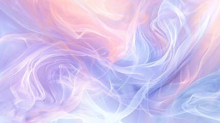 Obraz premium An abstract pastel background with swirls of baby blue, peach, and lavender