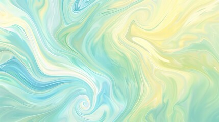 An abstract pastel background with swirls of baby blue, peach, and lavender