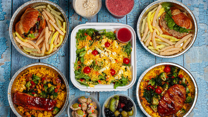 Hero Food Shot, Buffet Style