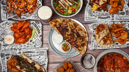 Hero Food Shot, Buffet Style