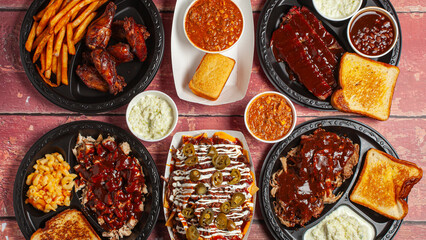 Hero Food Shot, Buffet Style