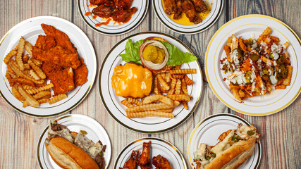Hero Food Shot, Buffet Style