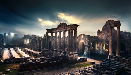 Fototapeta premium Ruinas de una ciudad romana