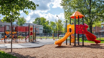 A Sunny Day at the Playground