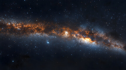 Stellar Splendor: A Nocturnal Tapestry of the Milky Way Galaxy Unraveled