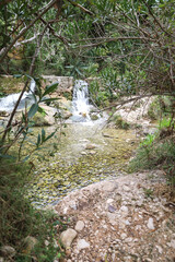 The Gorgo de la Escalera waterfall in Anna town