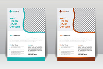 This is a professional Clear and Modern Medical Flyer Design. This multipurpose flyer can be used to create traditional print advertising for doctor, clinic, pharmacy, healthcare, medical, fitness and