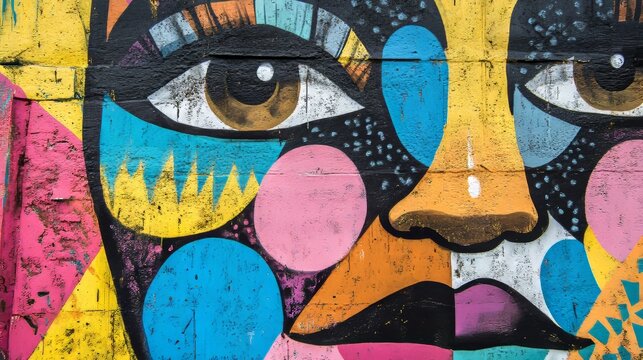 Mural art at East Williamsburg in Brooklyn.Outdoor art gallery known as the Bushwick Collective has most diverse collection of street art in Brooklyn 