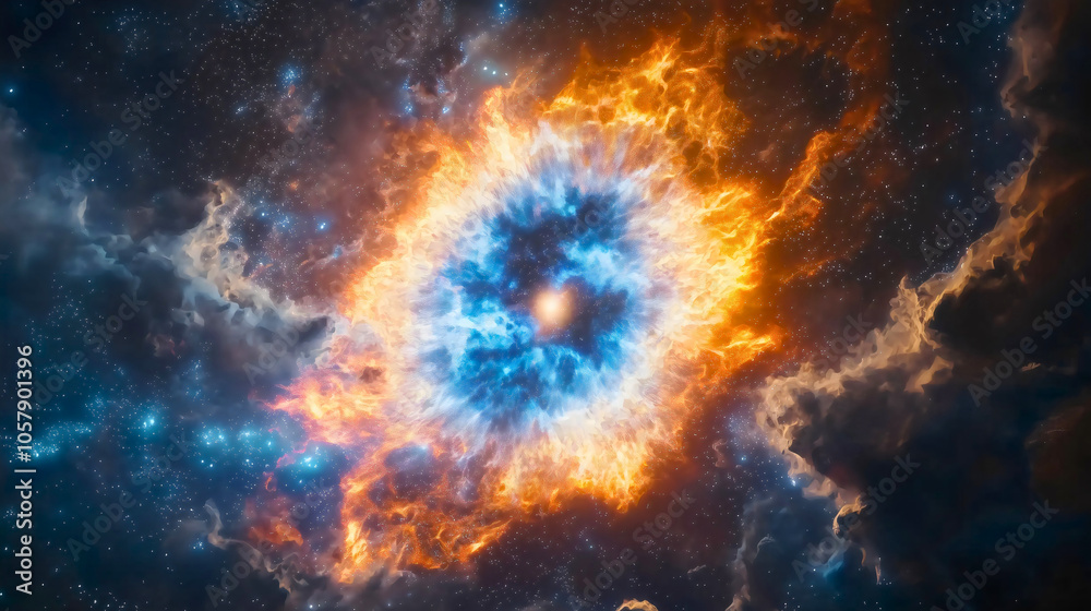 Poster a quasar is an exceptional light source in the universe, a beautiful white light that shines from a 
