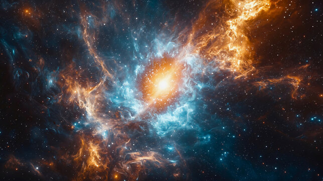 A quasar is a distant light in the universe that has a dense energy source, featuring a large nucleus of a galaxy where massive black holes attract surrounding matter.