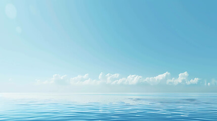 Fototapeta premium blue sky and sea