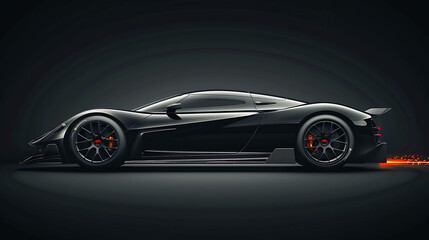 The dark knight of the road, this matte black supercar is the perfect combination of power and mystery.