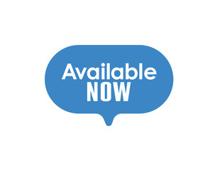 available now text information sign	
