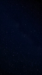 Fototapeta premium Night sky with stars sparkling on black background isolated with white highlights, png
