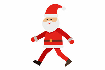 Santa Claus with white background .