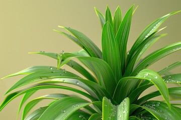 Obraz premium Pineapple leaves isolated