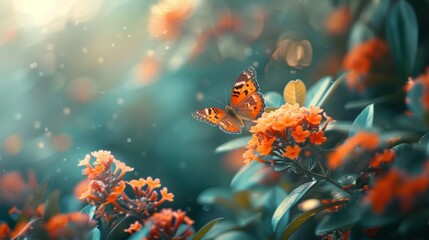 Vintage globe and old books in warm library setting