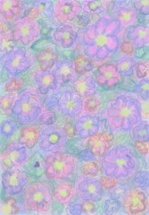 Fototapeta premium Smudged Flower Background 2