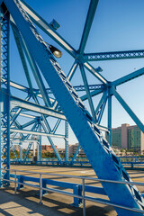 Fototapeta premium Stock photo John T Alsop Jr Bridge Jacksonville Florida 2024