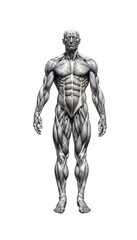 Fototapeta premium Man Lifting Weights and exercising 