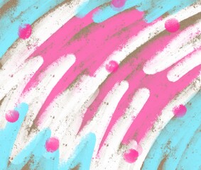 Untitled Artwork pink and blue abstract art 