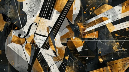 guitar and music notes