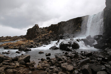 Landschaftsbild auf Island, Thingvellir Nationalpark