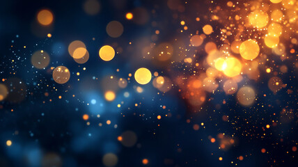 Abstract new year background with bokeh lights patterns 