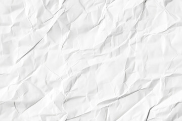Obraz premium Textura abstrata de papel amassado e superfícies onduladas em tons de branco, estilo minimalista, criado por IA generativa.