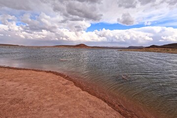 Barrage El Mansour Eddahbi, Ouarzazate Lake, Morocco