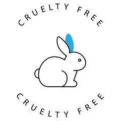 Ethical Cruelty-Free Eco VEctor Icon Design