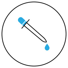 Eco-Friendly Natural Dye Icon Vector Design